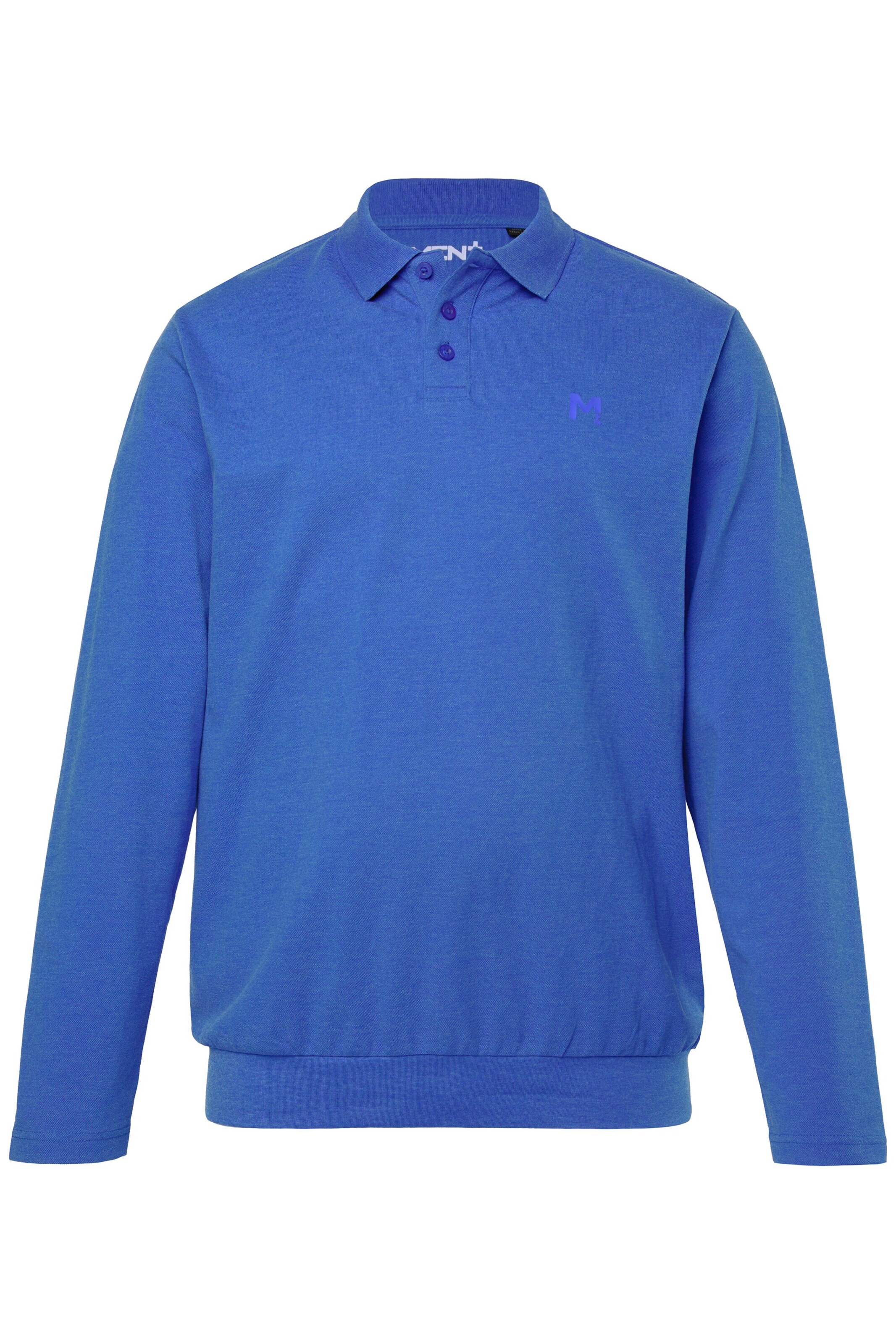 Men Plus Shirt in Blau: Vorderseite