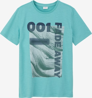 T-Shirt s.Oliver en bleu : devant