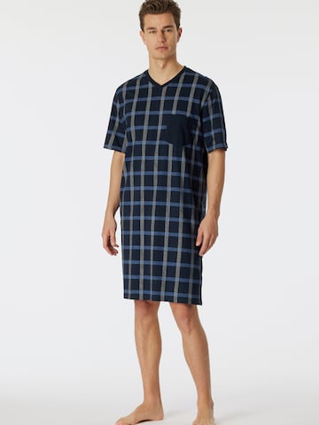 Pyjama court ' Comfort Nightwear ' SCHIESSER en bleu : devant