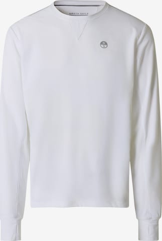 T-Shirt fonctionnel North Sails en blanc : devant