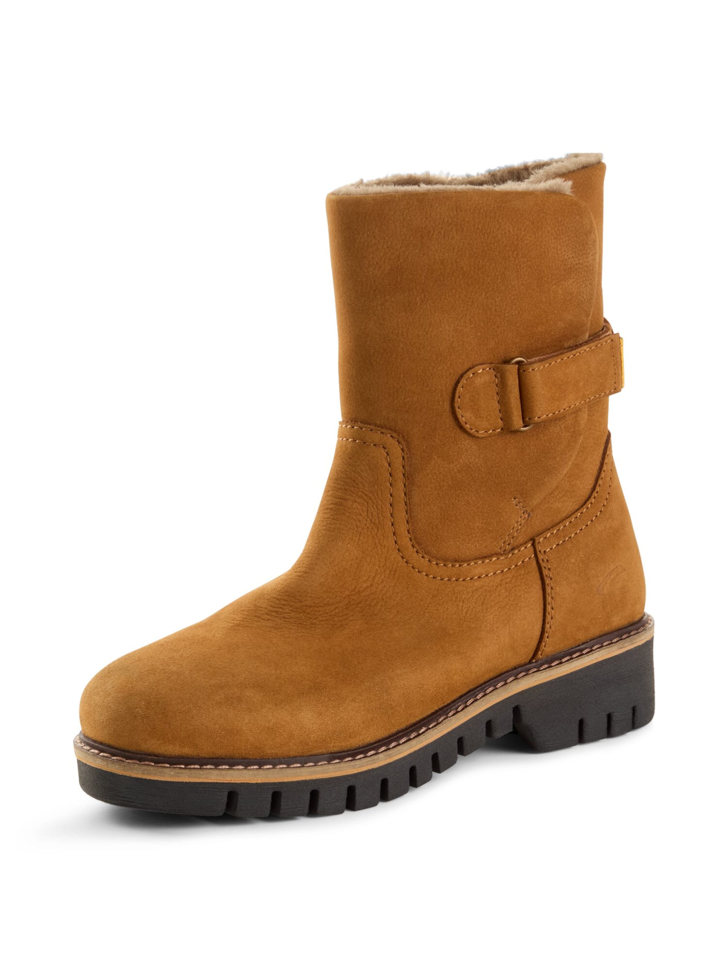 CAMEL ACTIVE Schlupfschuh mit robuster Gummisohle in Braun: Vorderseite