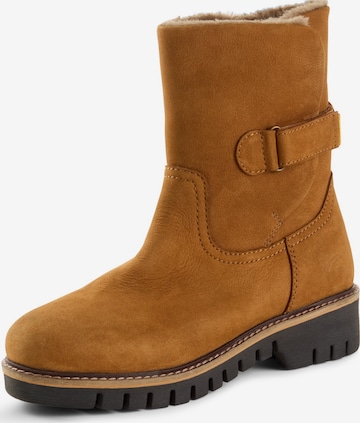 CAMEL ACTIVE Schlupfschuh mit robuster Gummisohle in Braun: Vorderseite