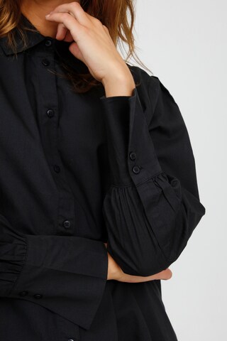 b.young Blouse 'BYGAMZE LONG SHIRT' in Zwart