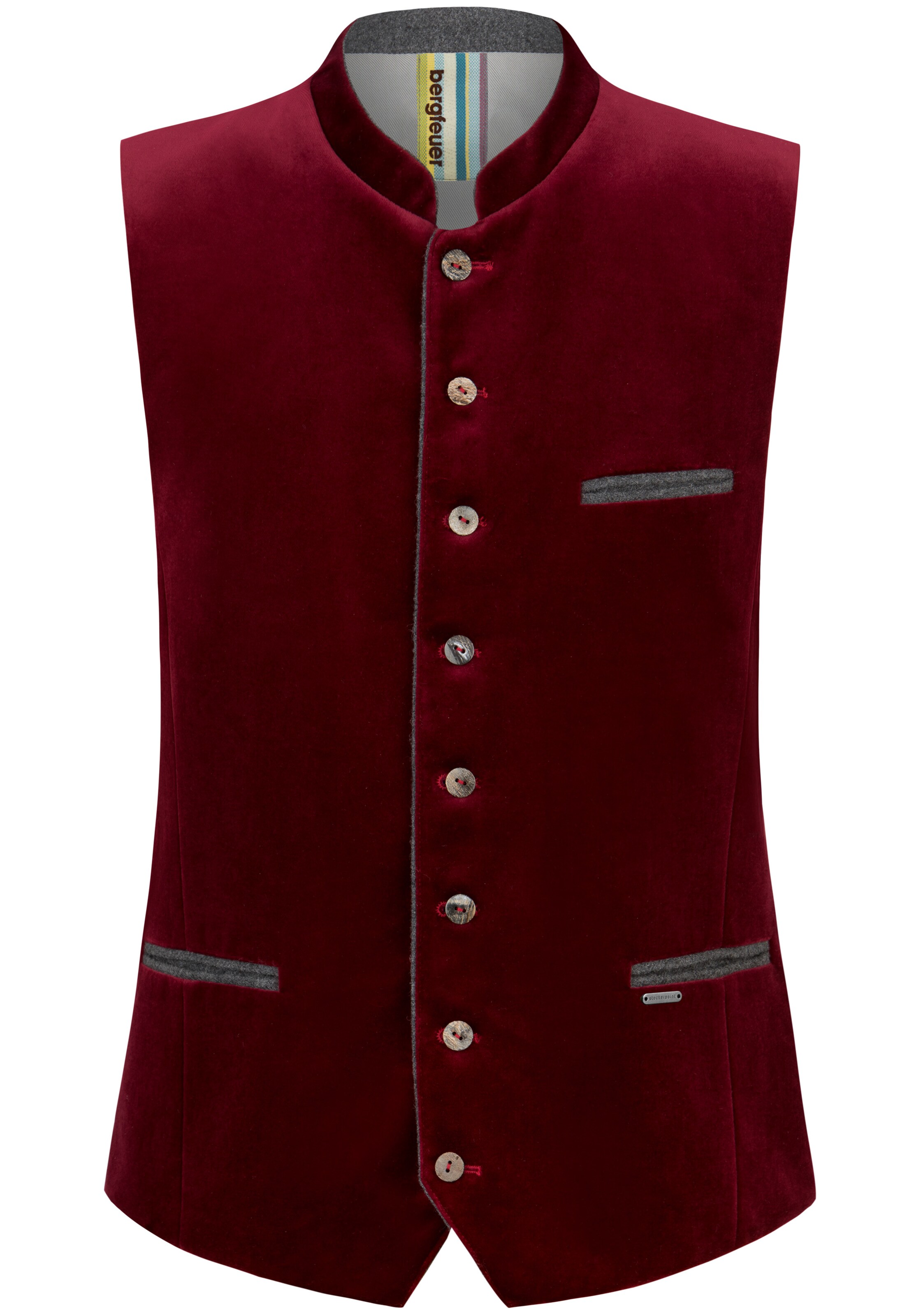 STOCKERPOINT Traditional vest 'Tozzi' in 44 in Bordeaux, Item view