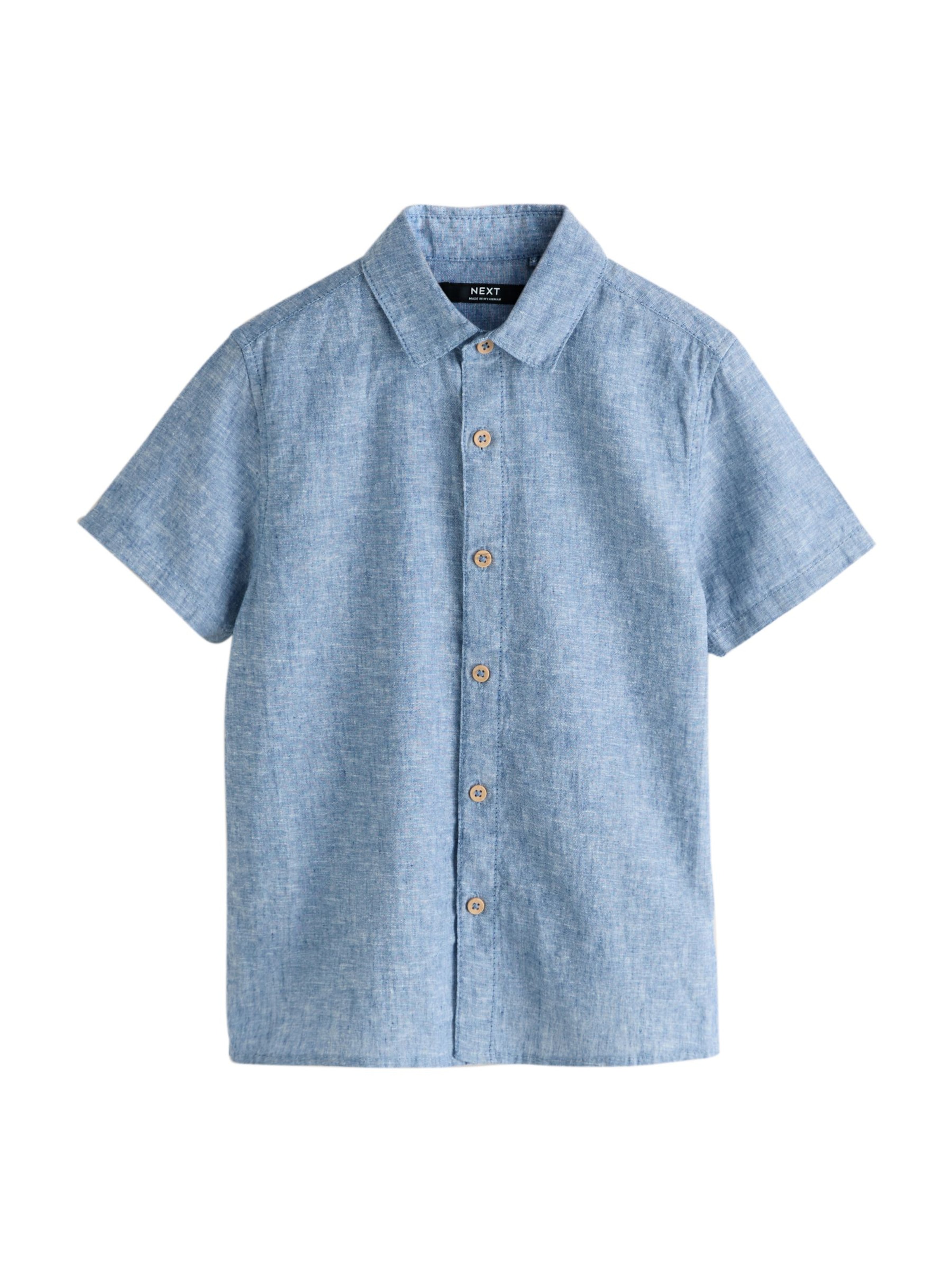 Next Regular fit Overhemd in Blauw: voorkant