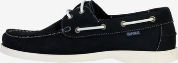 Scarpa stringata di Kaporal in blu: frontale