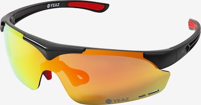 Sportiniai akiniai nuo saulės 'Sunup' iš YEAZ, spalva – neoninė geltona / oranžinė / juoda, Prekių apžvalga