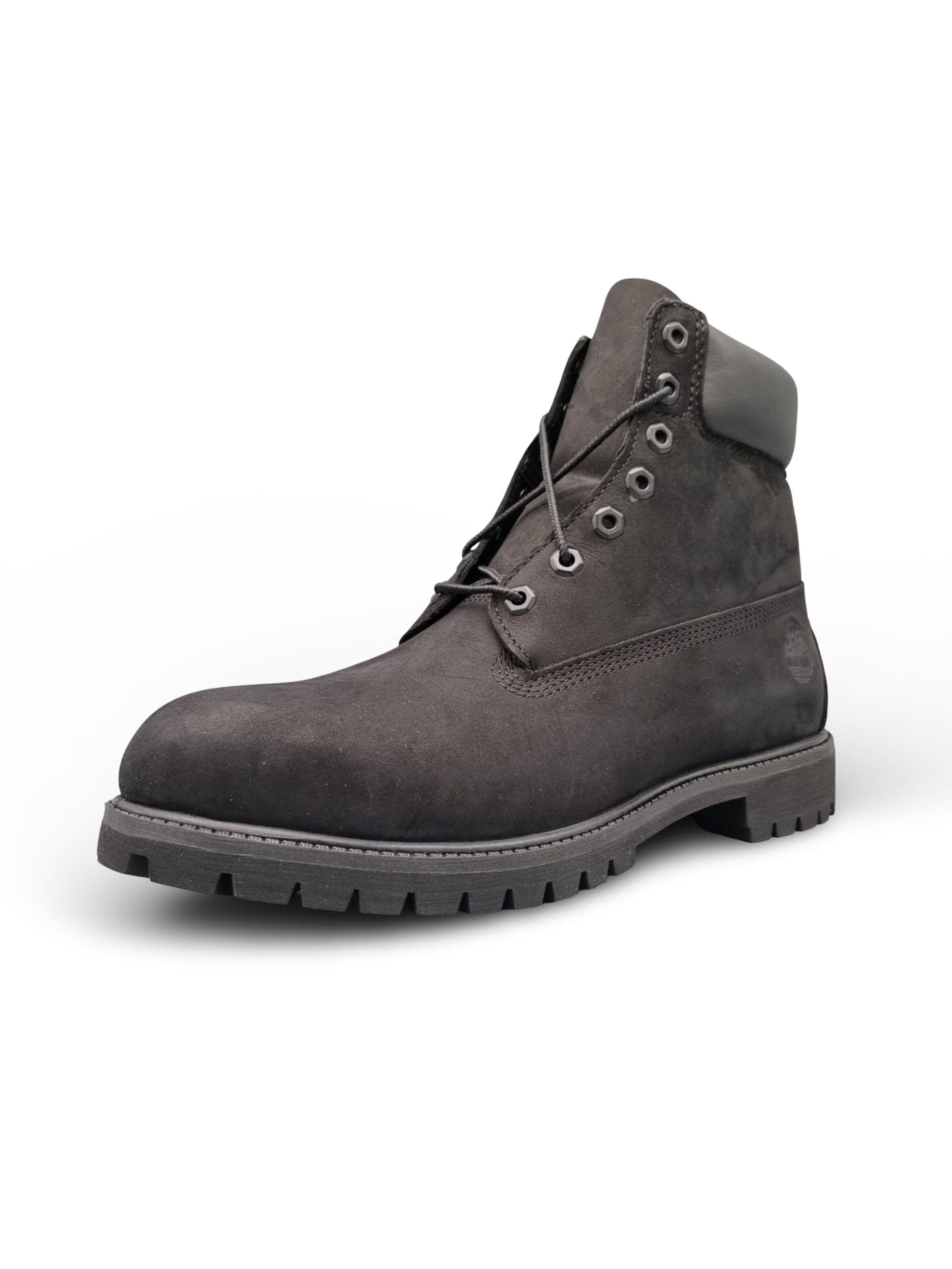TIMBERLAND Boots 'Timberland 6 Inch Boot Black Nubuck Premium' in Black: front