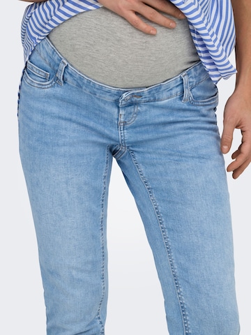 Only Maternity Skinny Jeans 'OLMBlush' in Blue
