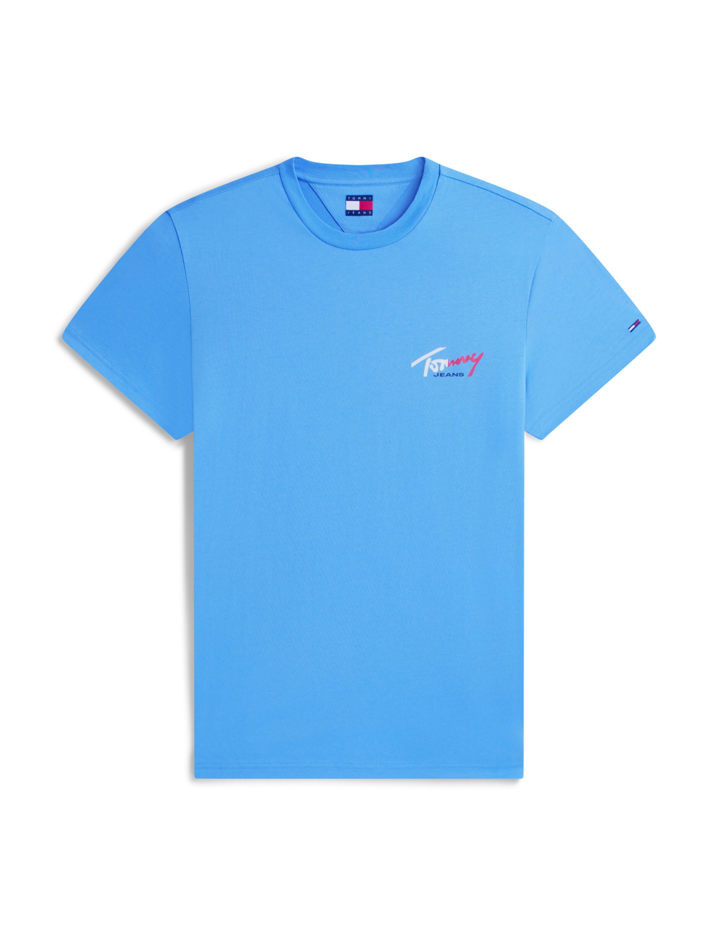 Tommy Jeans Särk, värv sinine: eest vaates