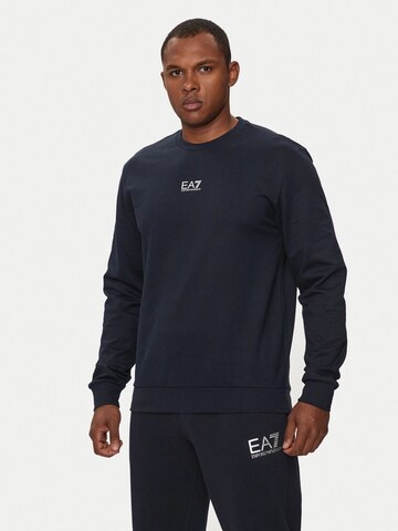 Emporio Armani Sweatshirt in Blau: Vorderseite