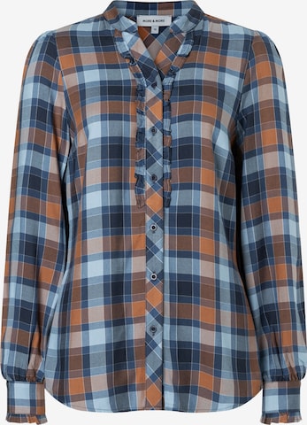 MORE & MORE Bluse in Blau: Vorderseite