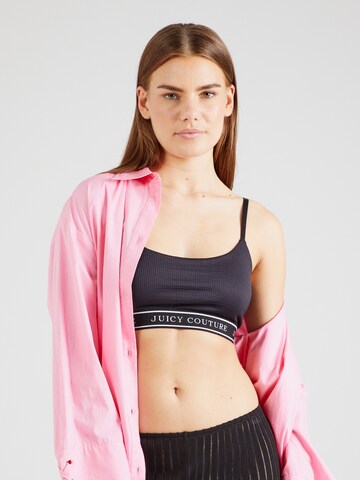 Bustino Reggiseno sportivo di Juicy Couture Sport in nero: frontale