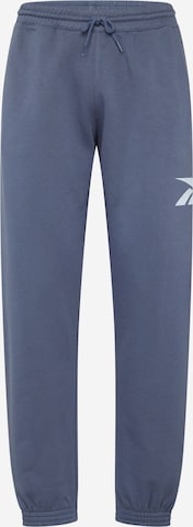 Tapered Pantaloni de la Reebok pe albastru: față