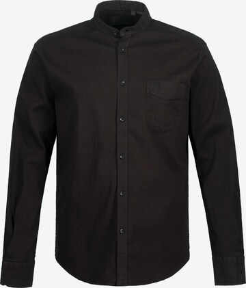 JP1880 Regular fit Button Up Shirt in Black: front