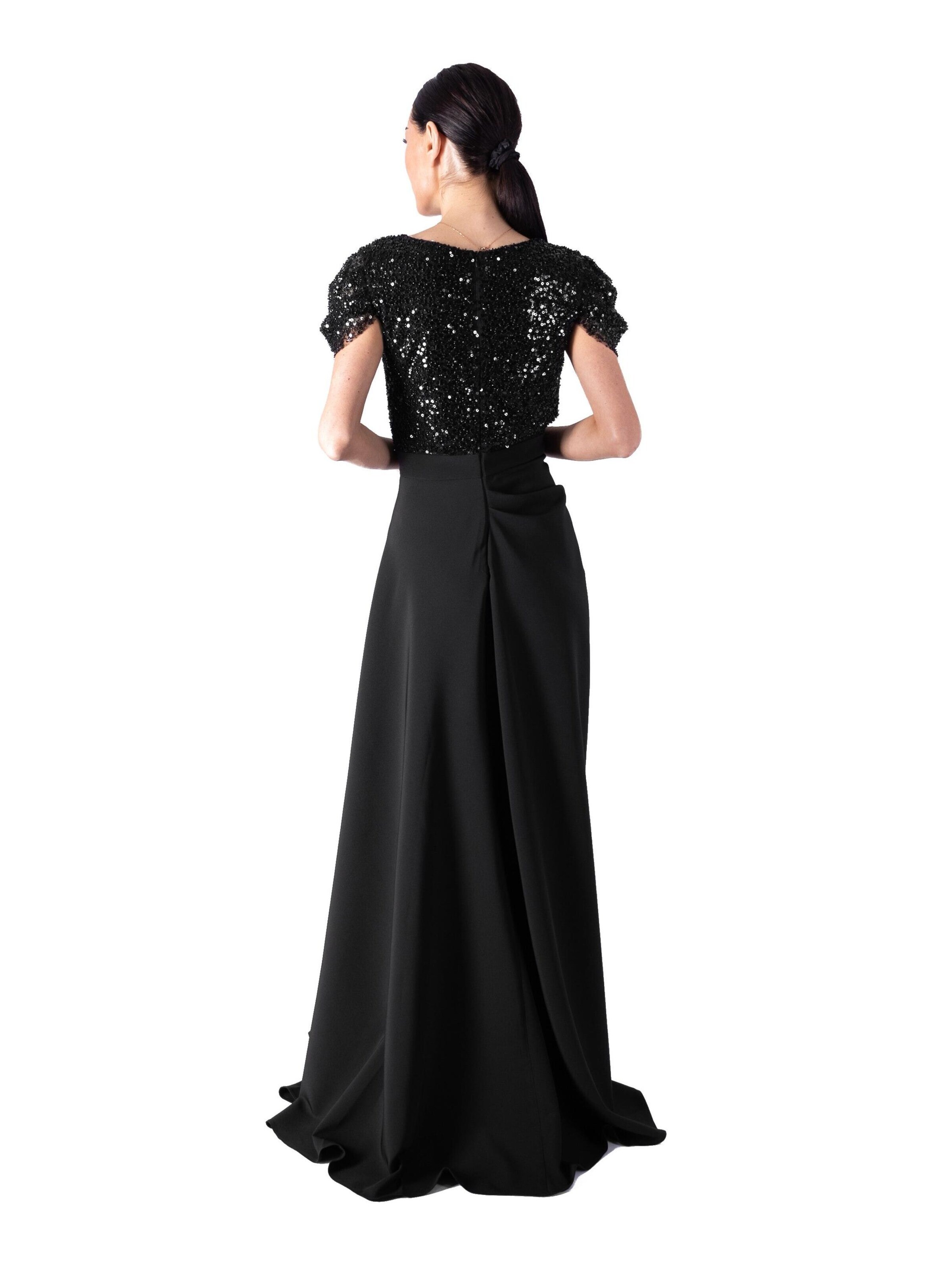 acob a porter - Vestido de noche en negro