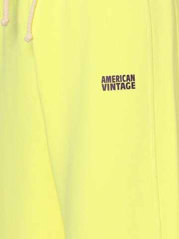 AMERICAN VINTAGE Loosefit Hose 'Izubird' in Gelb