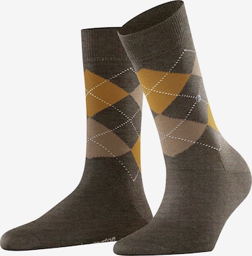 BURLINGTON Socks 'Melange Marylebone' in Green: front