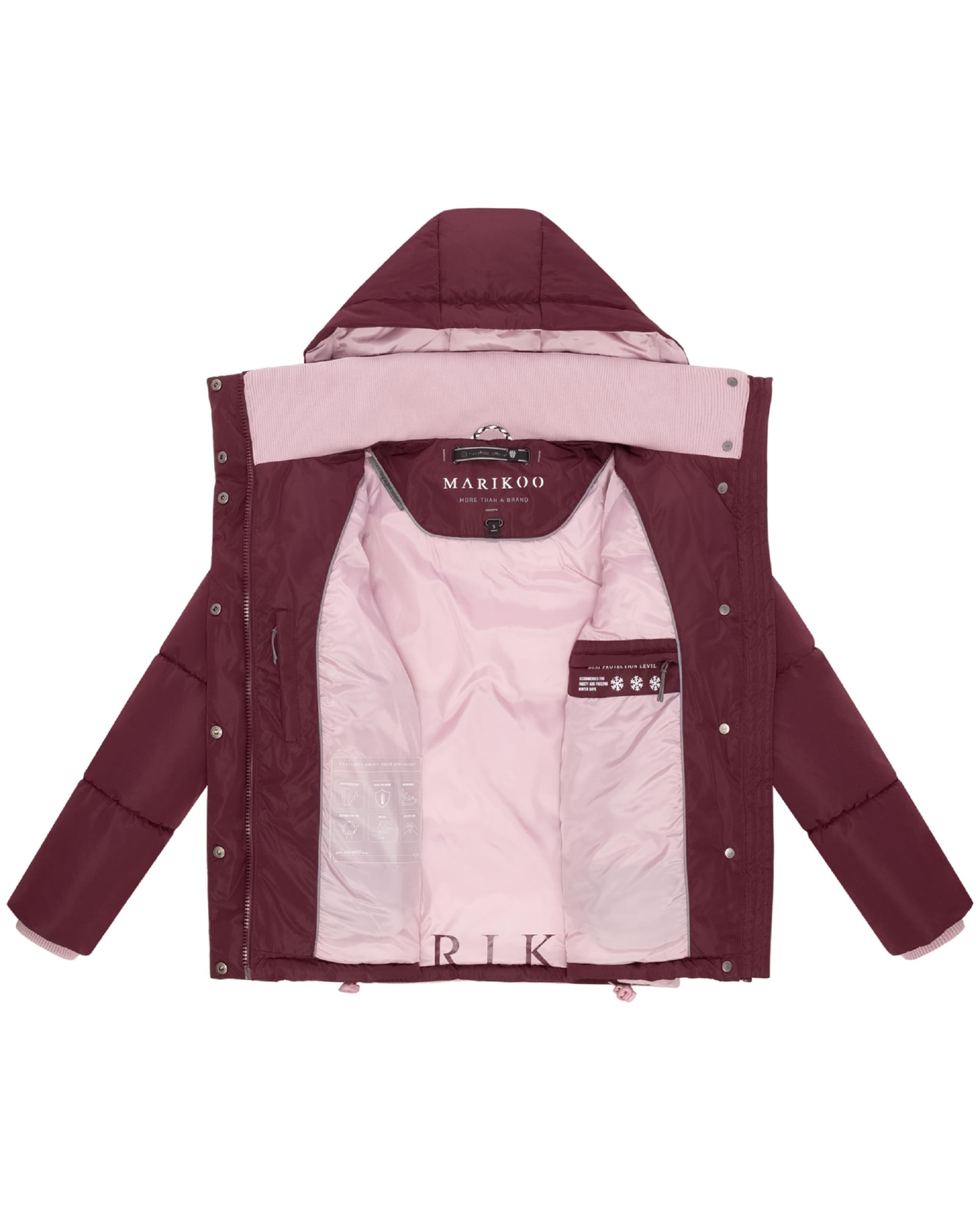 Veste d’hiver 'Omariaa 16' MARIKOO en rouge