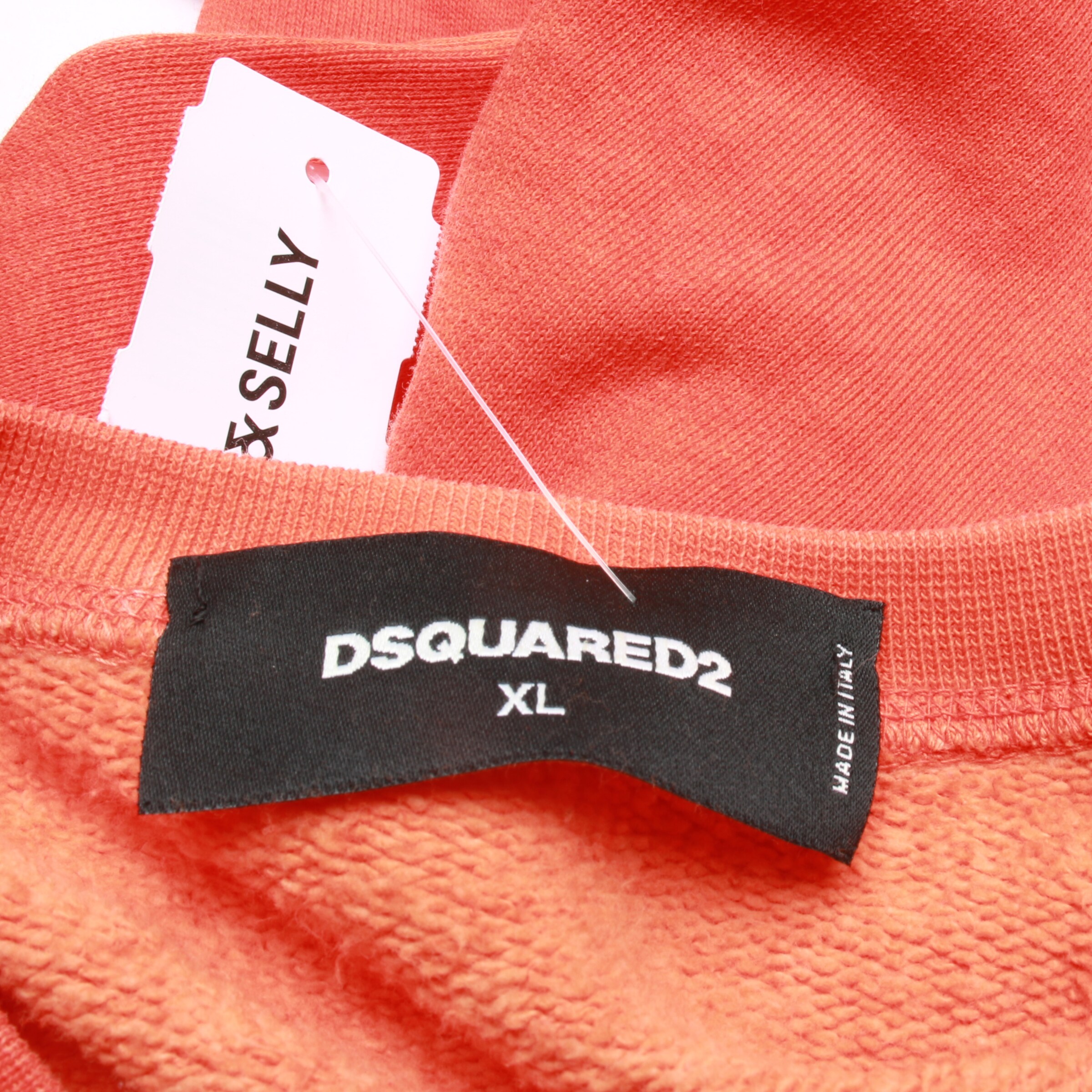 DSQUARED2 Sweatshirt & Zip-Up Hoodie in XL in Orange