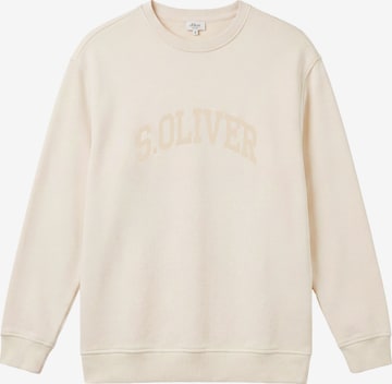 s.Oliver - Sudadera 'Vintage' en beige: frente