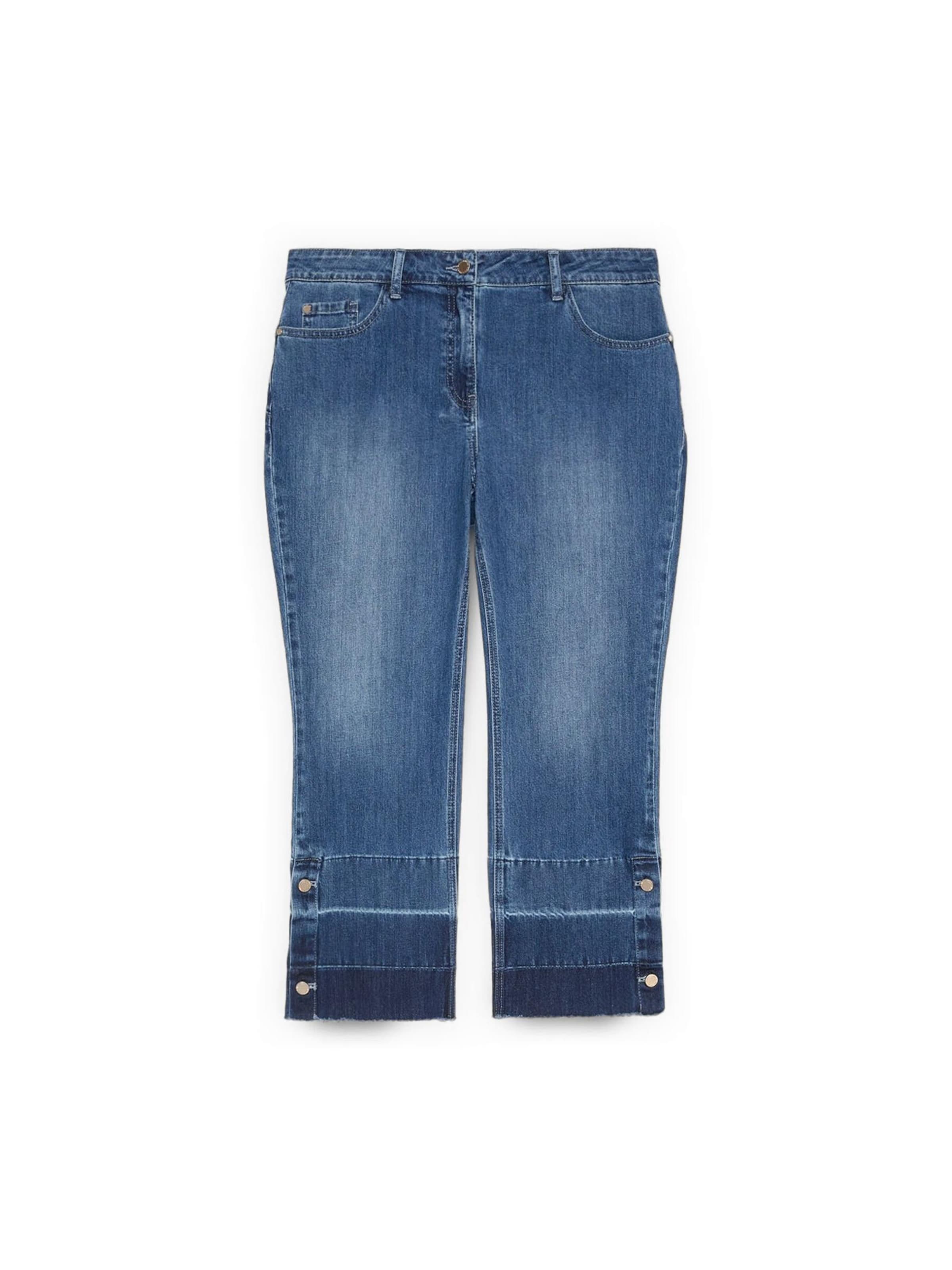 Fiorella Rubino Flared Jeans in Blauw: voorkant