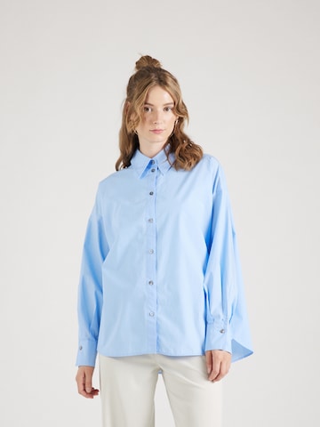 DRYKORN Блуза 'LYSILA' в синьо: отпред