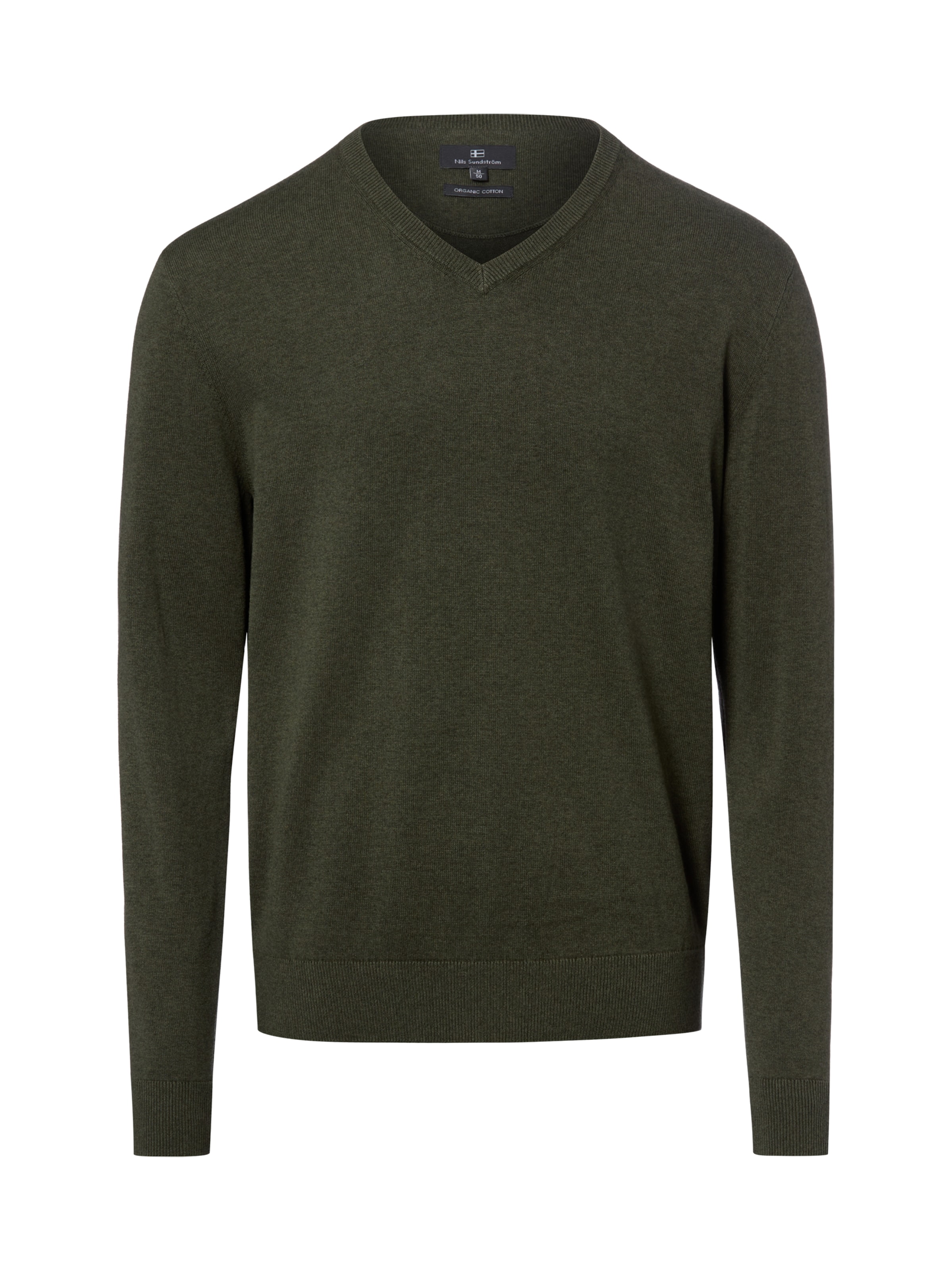 Pull-over Nils Sundström en vert : devant