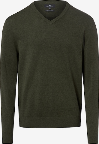 Pull-over Nils Sundström en vert : devant