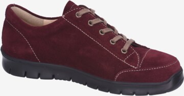 Finn Comfort Athletic Lace-Up Shoes in Red