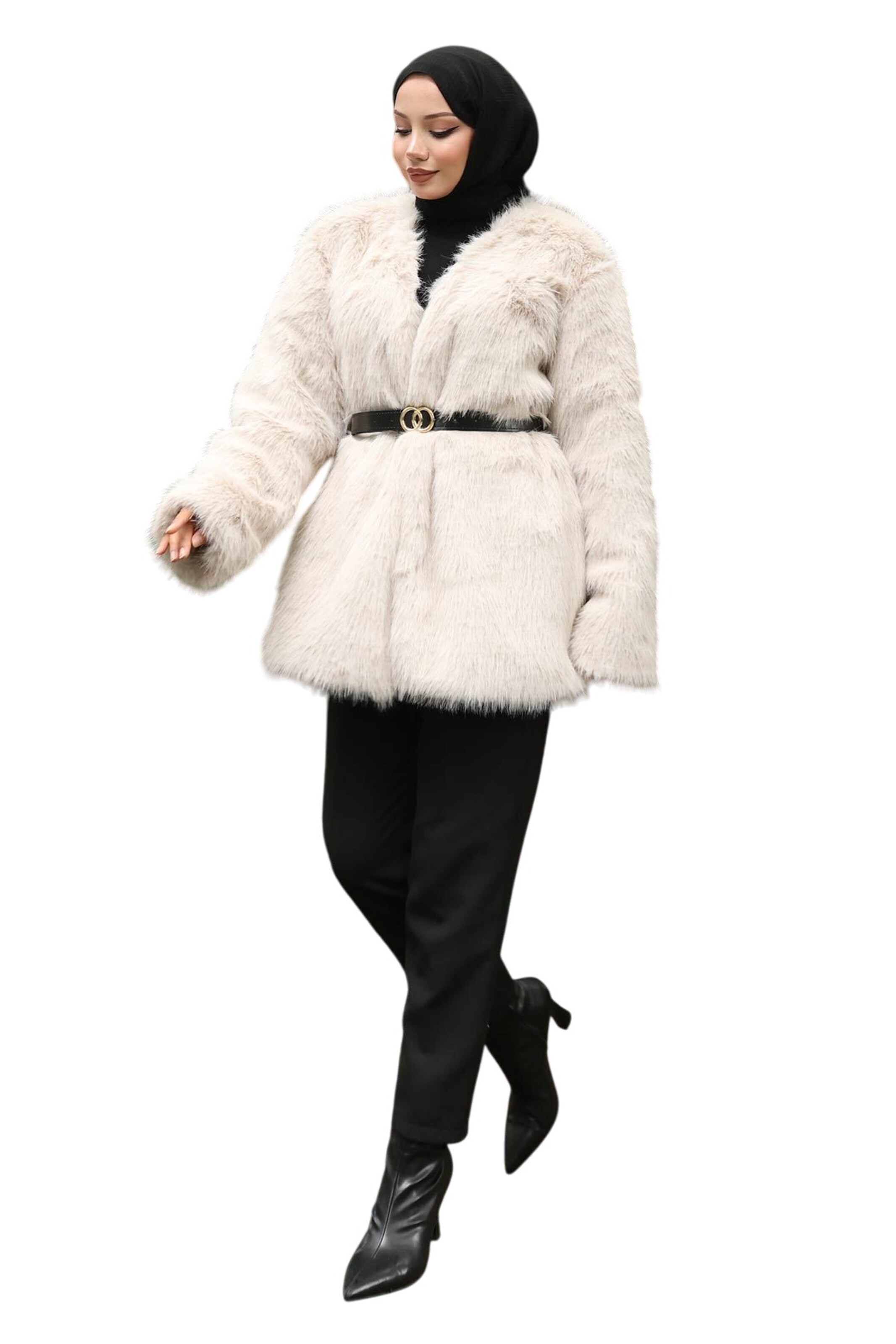 MODAMIHRAM Winterjas in Wit