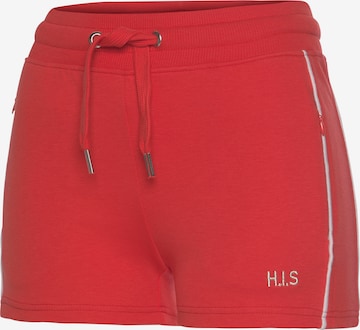 H.I.S Regular Pants in Red