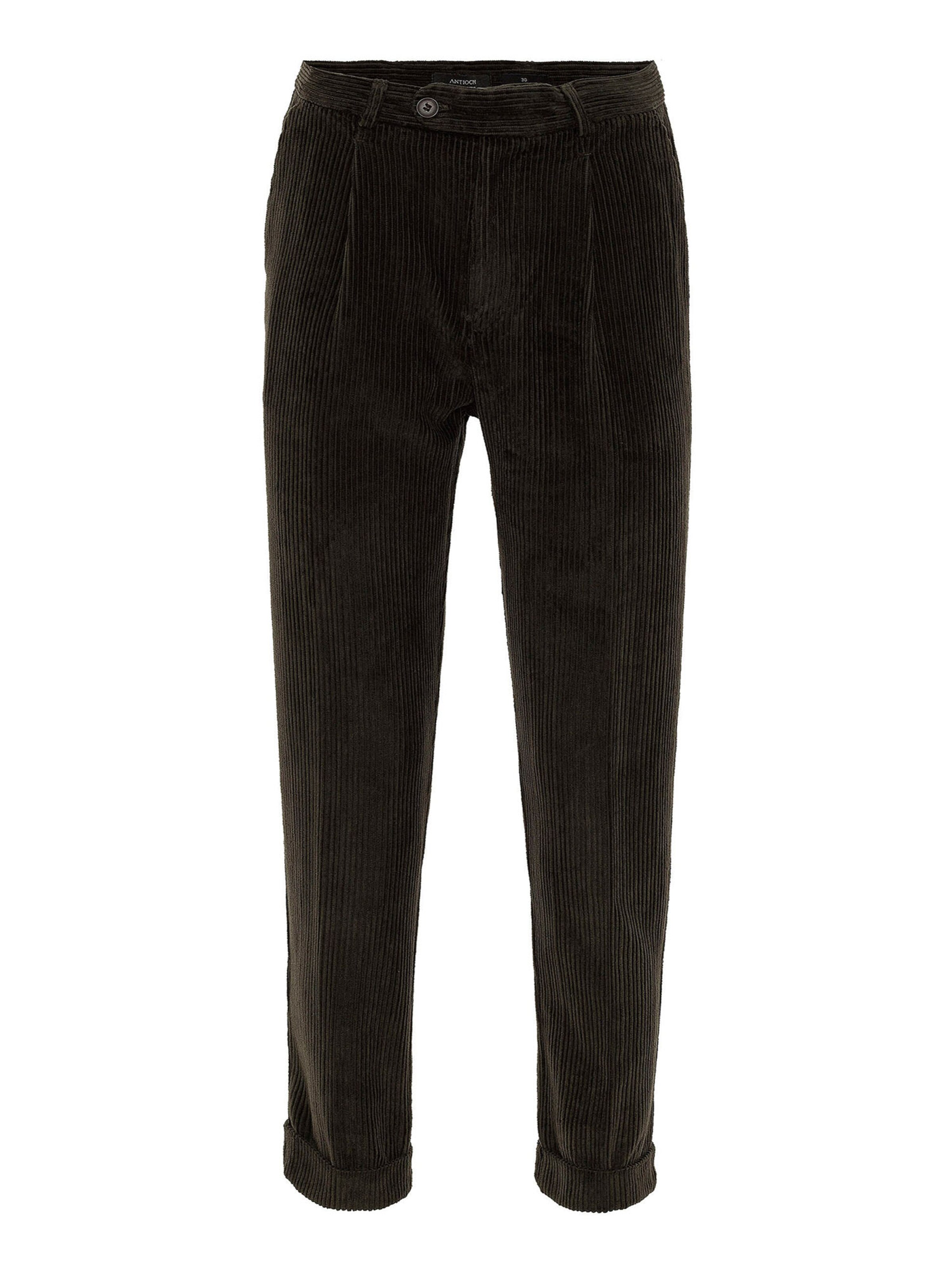 Regular Pantaloni cutați de la Antioch pe verde: față