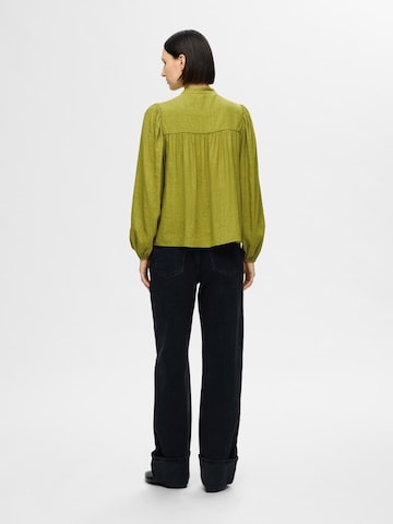 SELECTED Blouse 'SLFKATERINE' in Groen