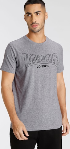 LONSDALE Shirt in Grey