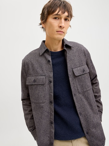 JACK & JONES Regular Fit Skjorte 'JJRAYLE' i sort
