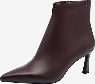 Bottines Tamaris en rouge : devant