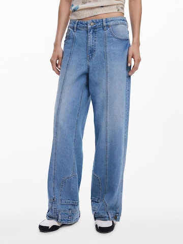 Wide Leg Jean Desigual en bleu : devant