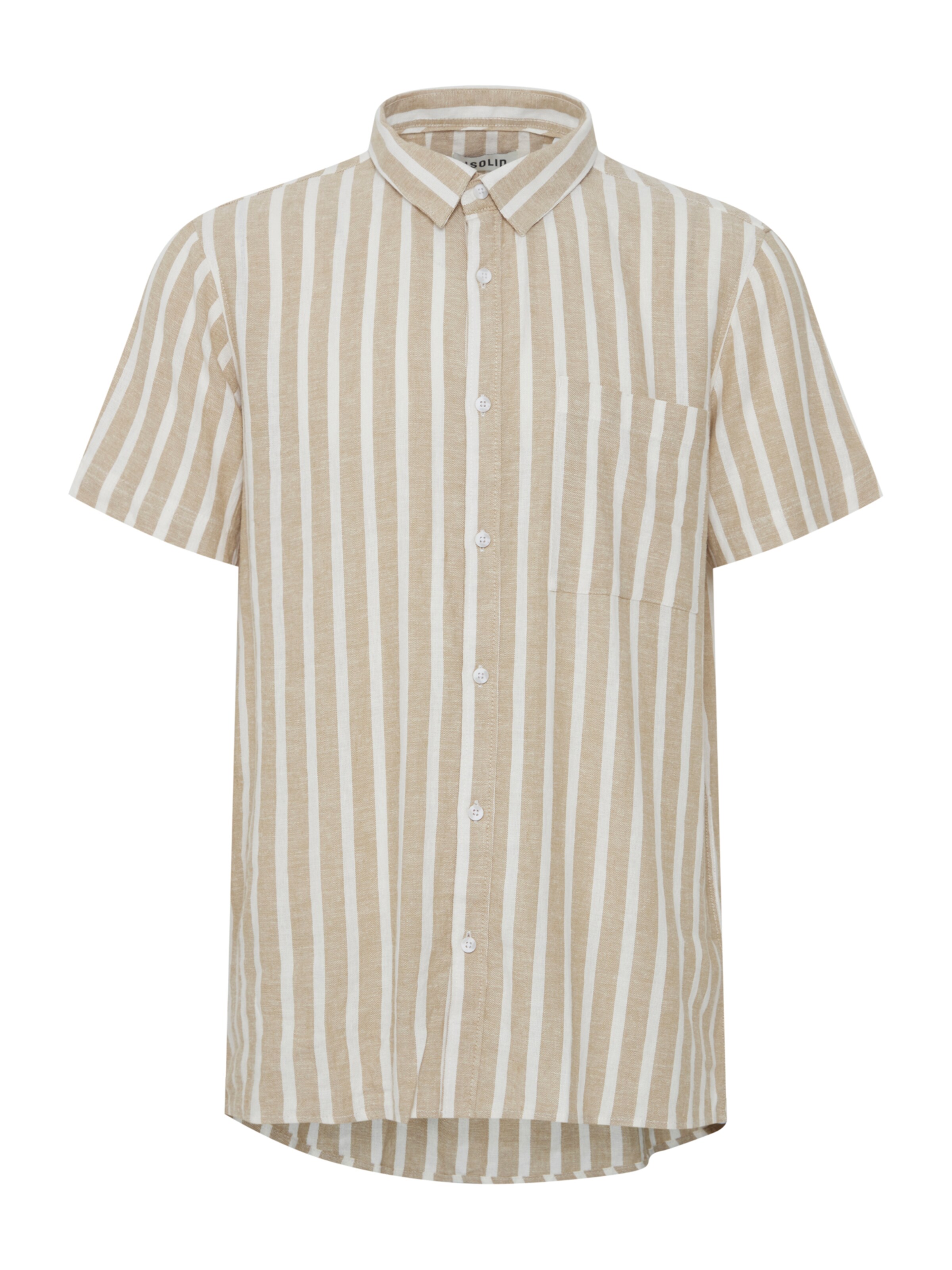 !Solid Overhemd 'Fried' in Bruin: voorkant