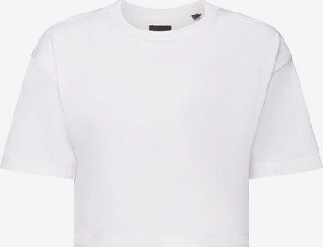 T-shirt ESPRIT en blanc : devant