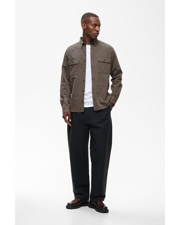 Matinique - Comfort Fit Camisa clássica 'MAChristaldo P' em castanho