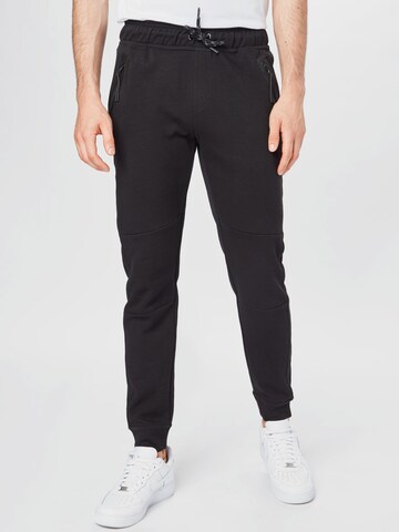 Cars Jeans Tapered Bukser 'Lax' i sort: forside