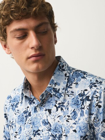 Regular fit Camicia 'Kew Garden' di Next in bianco