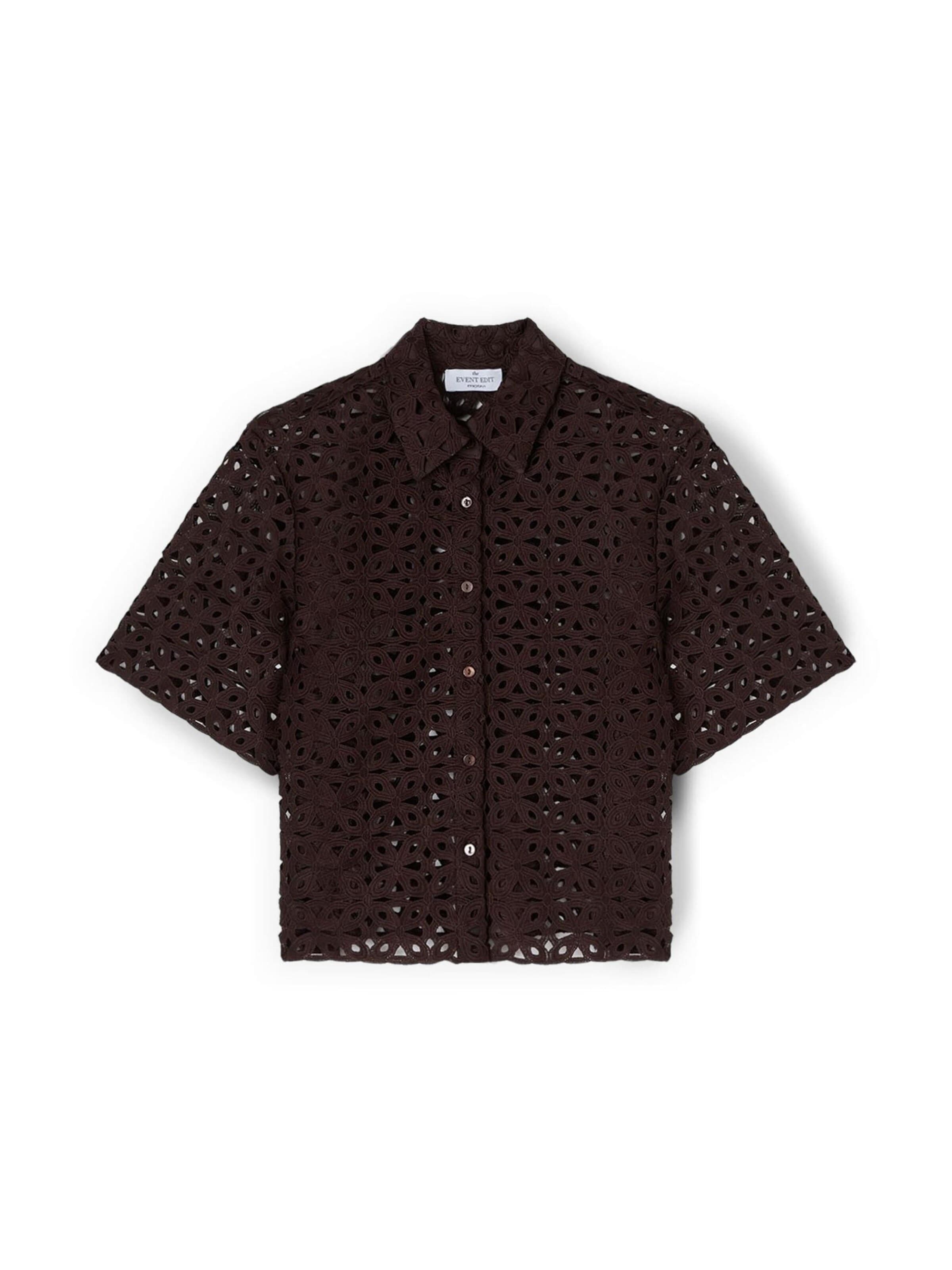 MOTIVI Blouse in Bruin: voorkant