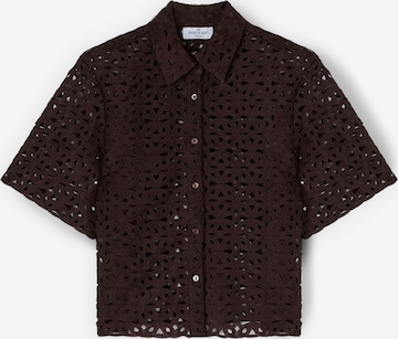 MOTIVI Blouse in Bruin: voorkant