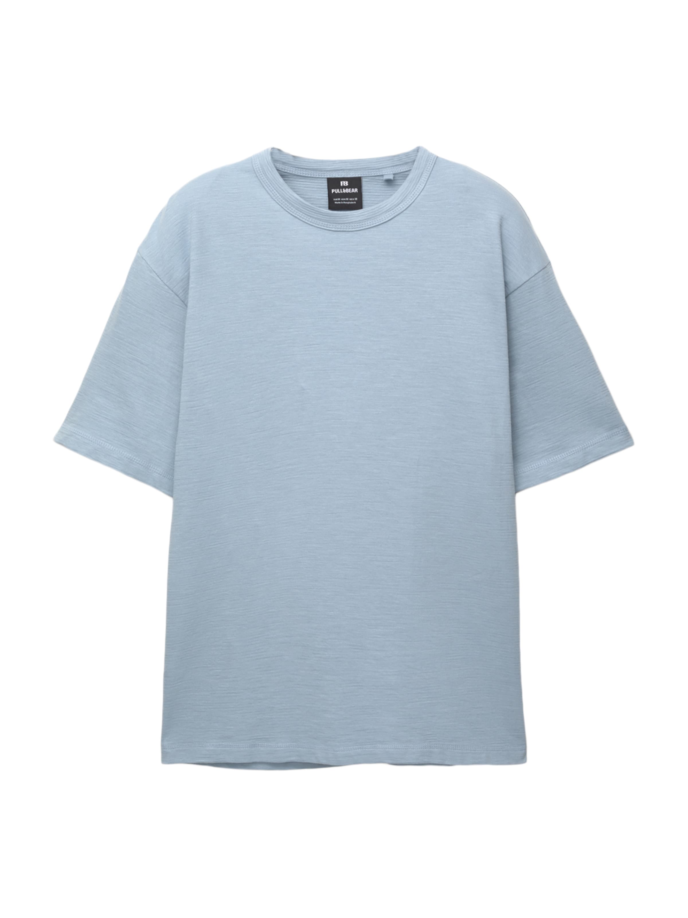 T-Shirt Pull&Bear en bleu : devant