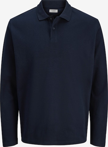 JJ Rebel Poloshirt 'JREBGRID in Blau: Vorderseite