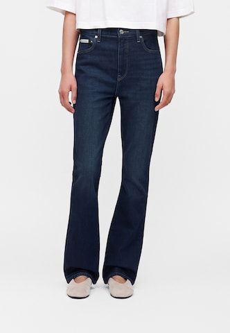 Calvin Klein Jeans Bootcut Jeans i blå: framsida