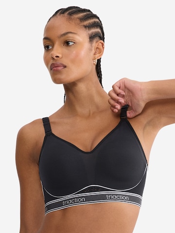Triumph Triaction Bralette Bra 'Cardio Breeze' in Black