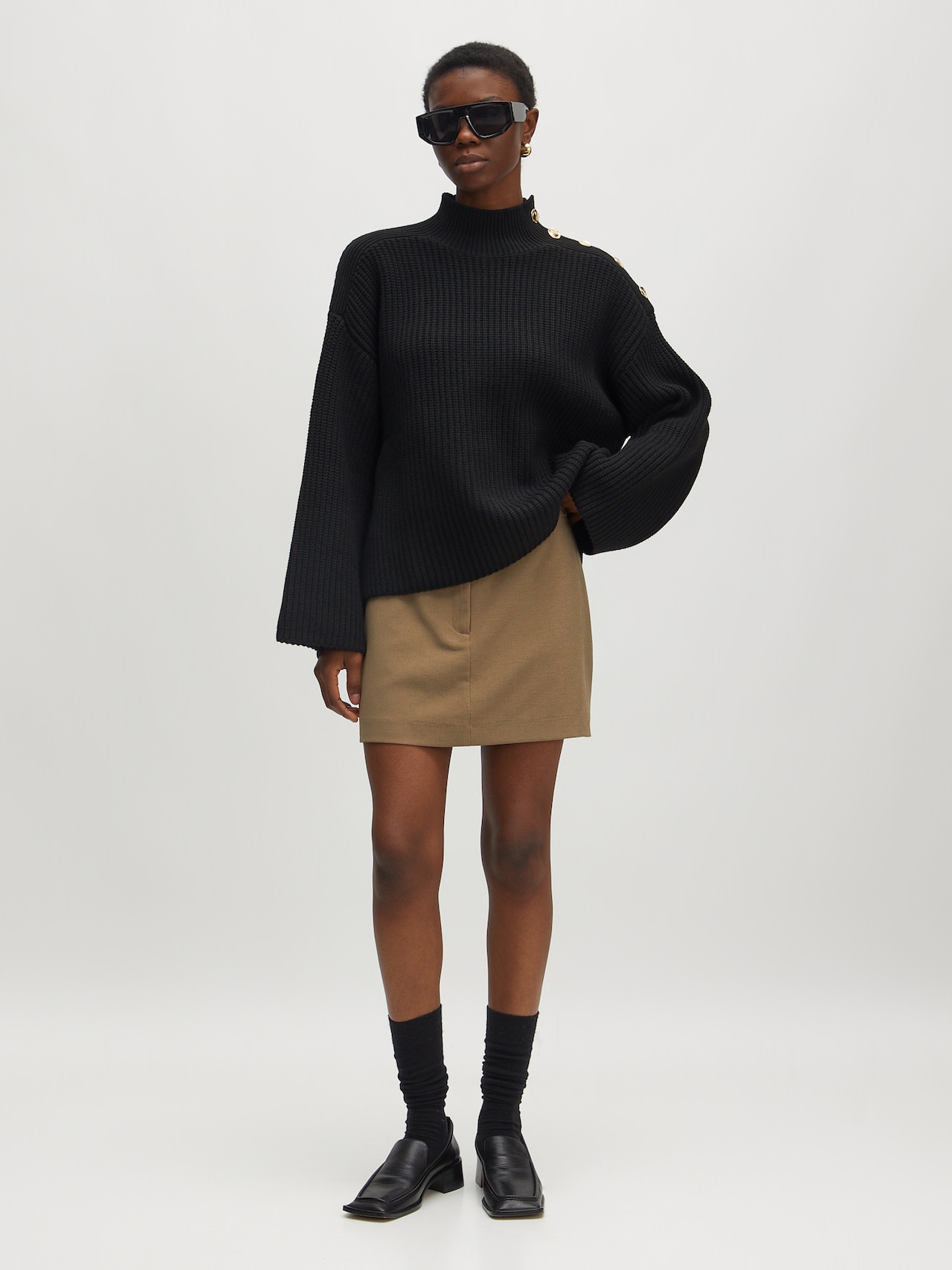 EDITED Produits Pull-over 'Imilia' noir